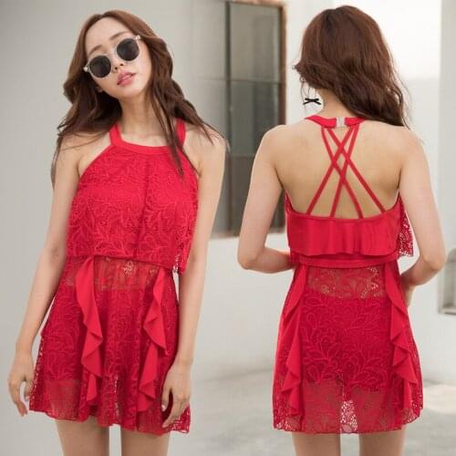 2021 Fashion Ladies Show Thin, High Waist, Slim Fit, Small Breasts Gathered with Steel Support Conservative Swimsuit Swimwear