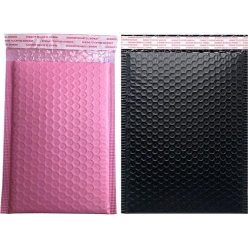 50pcs Poly Bubble Mailers 15x18cm Padded Envelopes Self-Adhering Package