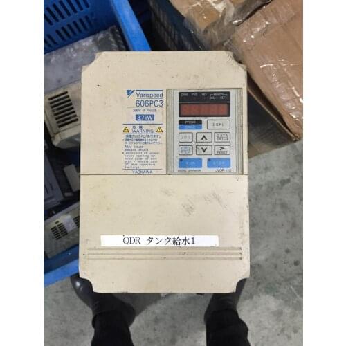 CIMR-PCA23P7 606PC3 3.7KW 220V Inverter, used one , 90% appearance new , test goods , free shipping