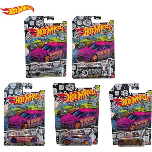 Hot Wheels Toy Car for Kids North American Day of the Dead Easy Model Car Hotwheels Boys Gifts Birthday Surprise Diecast 1/64