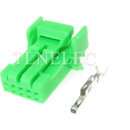 JAE 5 Pin 1.2mm Way Female Green Auto Daytime Lamp Day Light Plug Plug for Toyota Corolla Ford Mazda IL-AG5-5S-S3C1