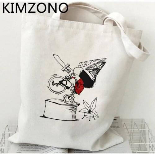Mafalda shopping bag grocery jute bag shopping handbag bag string shoping cabas
