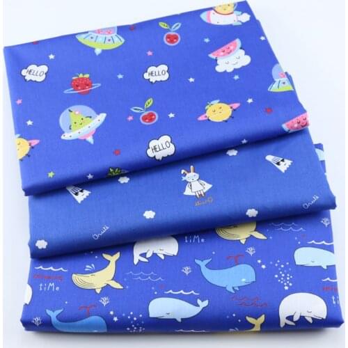 Newborns Babys Bag of Cloth, Sleeping Bag Cloth Printed Fabric Fruit Whale Cartoon Pure Cotton Children Fabric Plain Warp