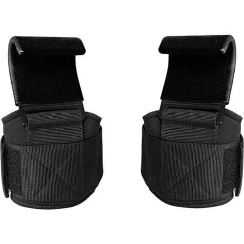 Weight Lifting Grip Hooks Lifting-Hook Hand-Bar Fitness Wrist Straps Heavy Duty Pull-ups Power Lifting Grips Padded Workout Hook