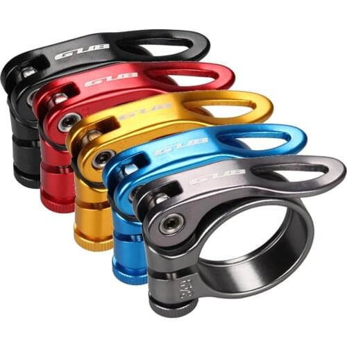 1PC 31.8/34.9mm Alloy Durable Practical GUB MTB Road Bicycle Seatpost Clamp Quick Release Seat Post Clamps Accessories