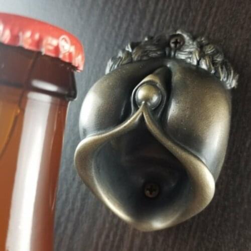 2021 New Creative Corkscrew Bottle Wine Corkscrew Bar Standard Antique Bronze Corkscrew Wine Opener Bottle Opener Beer Opener
