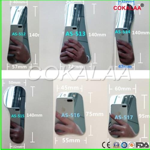 Autoclavable Stainless Steel Dental Intraoral Mirror Dental Reflective Mirror Thickened 304 Stainless Steel