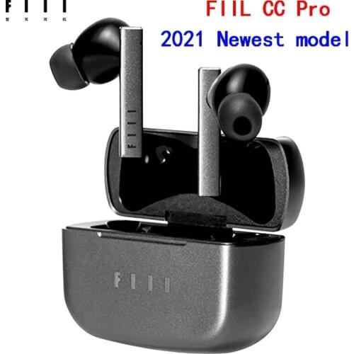 FIIL CC Pro TWS True Wireless Earphone Bluetooth-compatible Earbuds Dual Noise Cancelling Fast Charging ANC ENC headset 10 m