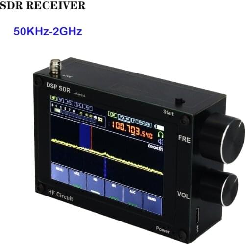 Thicker 3.5" 50KHz-200MHz/50KHz to 2 GHz Malachite DSP SDR Receiver Malahit SDR Shortwave Radio Receiver With Battery Sale