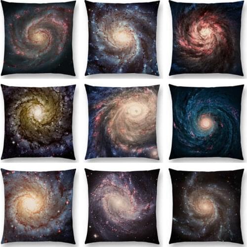 Great Universe Beautiful Stars Gorgeous Galaxy Gorgeous Nebula Space Vortex Cushion Cover Car Home Decor Sofa Throw Pillow Case
