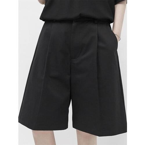 Design of large size couples wear wide leg mens pants 2021 new fashionable trousers mens summer Capris mens pants