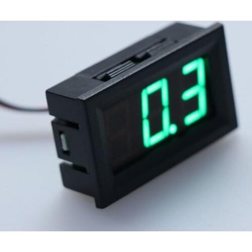 DC 0-100V 3-Wire Voltmeter LED 0.56in Digital Voltage Meter Panel Monitor Tester E7CA