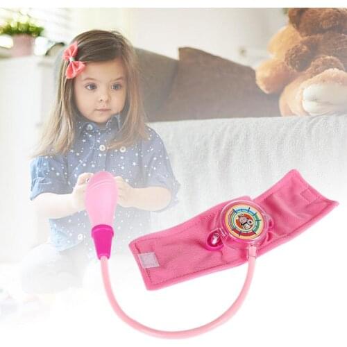 Kids Simulation Family Doctor Toy Play House Nurse Doll Blood Pressure Playset Blood Pressure Toy Doctor Kit