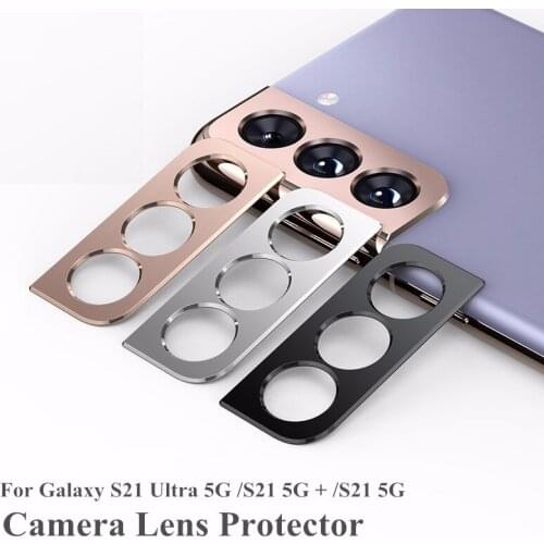 For Samsung Galaxy S21 S 21 Plus Ultra S21ultra Camera Lens Glass Protector Metal Aluminum for Samsung S21plus Case Cover Ring