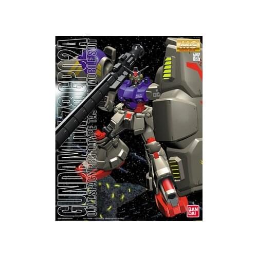 BANDAI GUNDAM 1/100 MG GP-02A GP02A RX-78 Gundam model kids assembled Robot Anime action figure toys