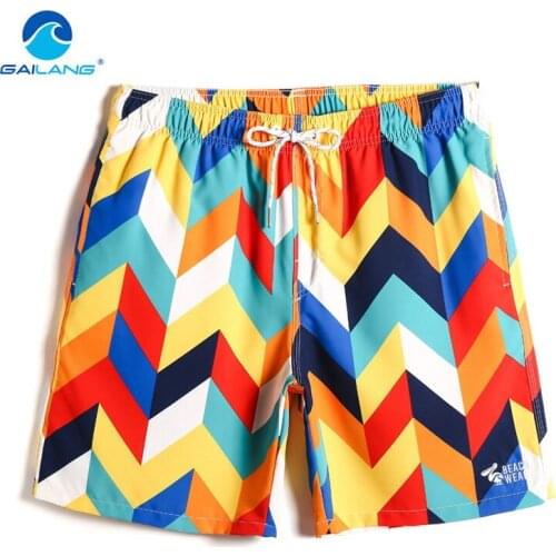 Gailang Brand Square Cut Swimwear Boardshorts Men Swimming Boxer Trunks Bermuda Bottoms Man Quick Drying Swim Surfing Swimsuits