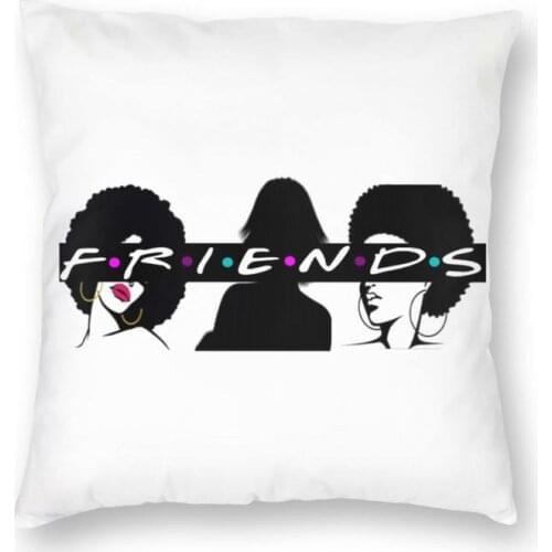 Friends Cushion Covers Sofa Home Decor Square Throw Pillow Cover 40x40cm Office Coussin Exterieur