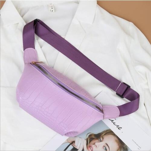 2021 New Waist Bag Fashion New Belt Bag Women Waist Pack PU Chest bag