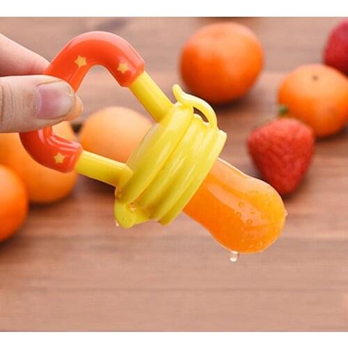 Silicone Baby feeding bottle Infant Nipple Soother Toddler Kids Feeder For Fruits Food Nibbler Baby Feeding bottle cup