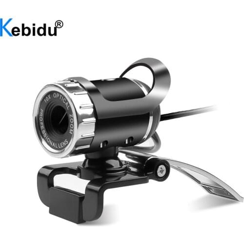 Kebidu USB High Definition Webcam 360 Degree Computer Camera With MIC Clip-on for PC Laptop Notebook Computer Skype Youtube