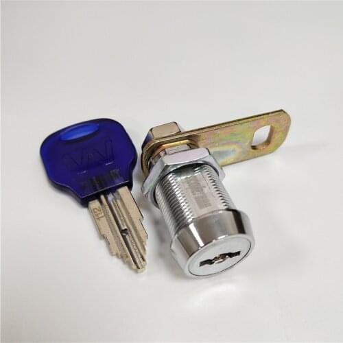 Hard for copying security keyed cam lock for slot machine cabinet door drawer boxes