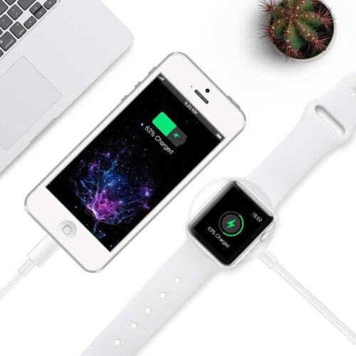 1m Cable High Quality Wireless Charger for Apple Watch 1/2/3/4 USB Fast Wirless Charging
