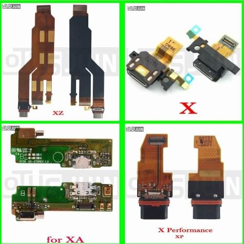 1pcs Original USB Dock Connector Charging Port Flex Cable For Sony Xperia X XA XZ X Performance XP Charger Plug Flex Cable Parts