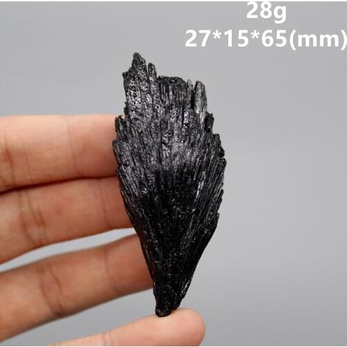 100% Natural needle-shaped Brazilian black tourmaline mineral specimens stones and crystals quartz crystals Rough stone