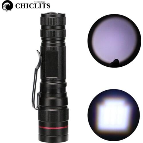 Aluminum LED Flashlight Stretch Zoom Q5 Light Flashlight Mini 3 Modes Long Shot Torch For Camping Hunting Night Run
