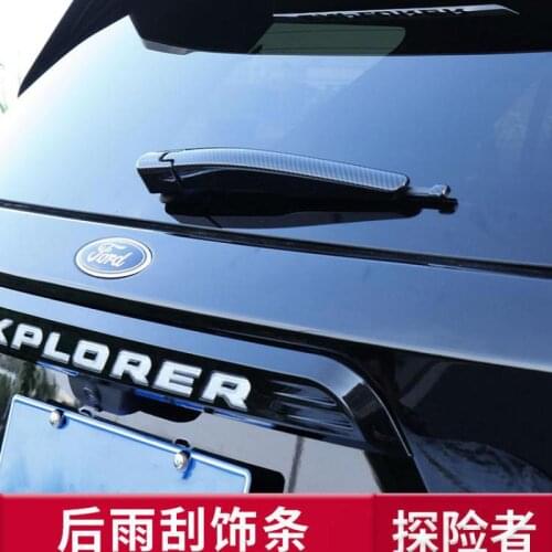 For Ford Explorer 2013-2021 Car Accessories High-quality ABS Chrome car rear wiper cover protection decorative sticker