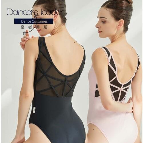 Ballet Leotard for Women Practice Clothes Black New Professional Sleeveless Gymnastics Clothing Adult Aerial Yoga Tights