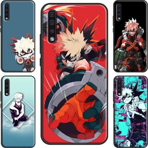 Katsuki Bakugou BNHA Case For Samsung A71 A51 A70 A50 A40 A10 A20e A21S Galaxy S20 Plus S10 S9 Note 20 Ultra