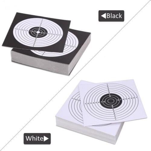 Paper Target Box Air Gun Shooting Target Case Holder Archery Metal Target Box Bow Arrow Gun Hunting Accessory