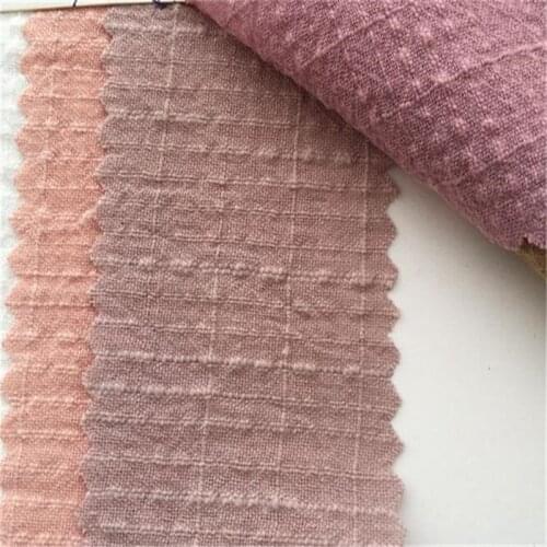 Double - layer cotton gauze fabric crepe cloth for dress