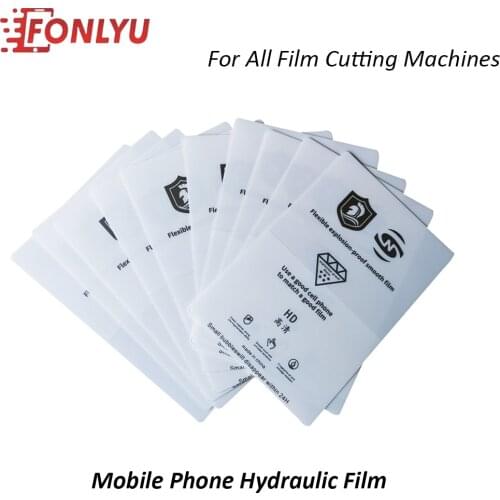 Flexible hydrogel Film Compatible For Fonlyu Screen Protector Film Cutting Machine Phone Cutting Front Film 50pcs/lot