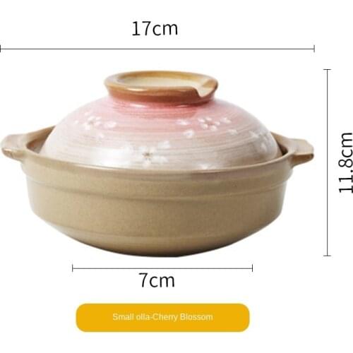 Claypot Rice Small Earthen Casserole Mini Small Sized M Line Chinese Casseroles Ceramic Household Japanese Ceramic Gas