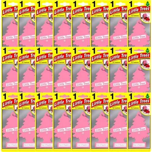 Little Trees Rose&Raspberry Gül & Ahududu Oto Kokusu 24 Adet