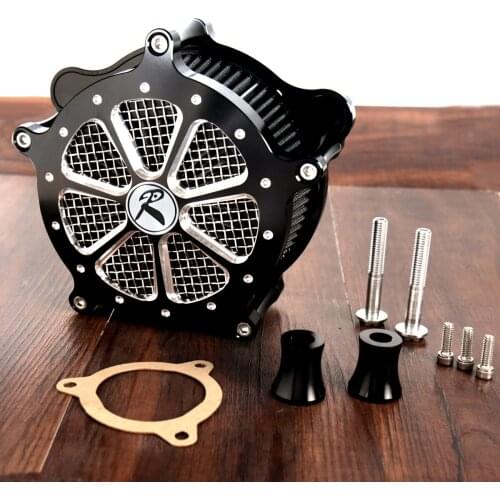 New Shallow Cut Air Cleaner Kit Fit For Harley Touring Street Glide Road Glide FLHX FLHR FLTRX 2017-2018