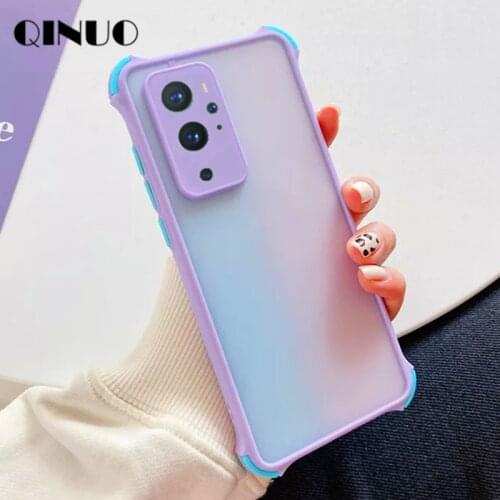 Shockproof Phone Case For Oneplus 9 Pro Nord N10 8T N100 Matte Transparent Cover on One plus Nord N10 5G Camera Protection Cases