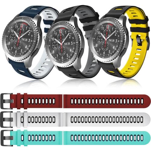 For Samsung Galaxy Watch3 LTE Sports Silicone Band Strap Watchband Bracelet ремешок Correa for Samsung Galaxy Watch 3 45mm 41mm