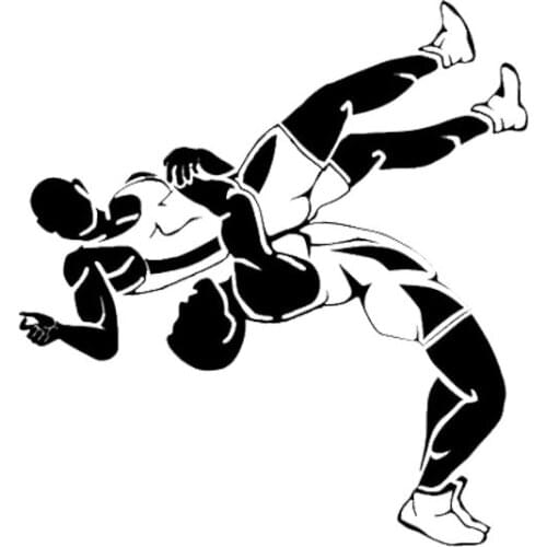 Coolest Car Stickers Styling Wrestling Graphic Accessories Vinyl Decals T-00129 15*14cm