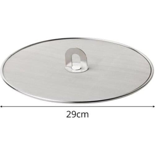 25cm/29cm/33cm Frying Pan Splash Guard Splatter Screen Anti Grease Frying Pan Splash Guard Protect From Hot Oil Steel