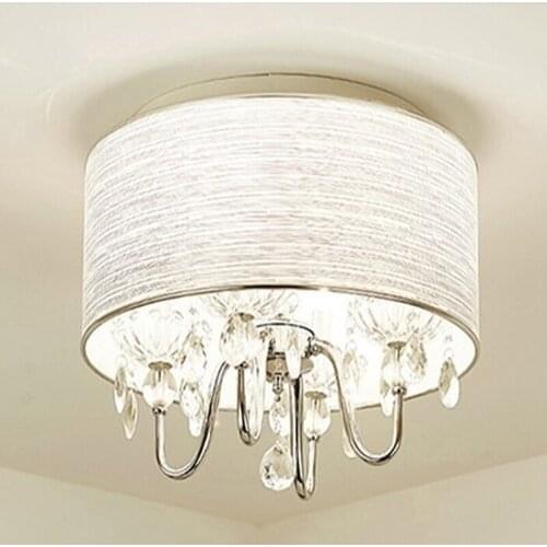 Modern Crystal Led Pendant Lights Chrome Metal Dining Room Led Pendant Light Living Room Led Pendant Lamp Hanging Light Fixtures