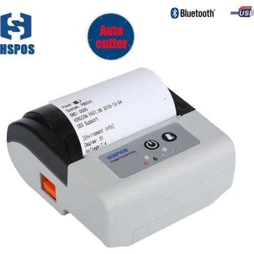 3 Inch Bluetooth Mobile Mini Thermal Pos Portable Receipt Printer With Auto Cutter And Android Developing Sdk Multilingual