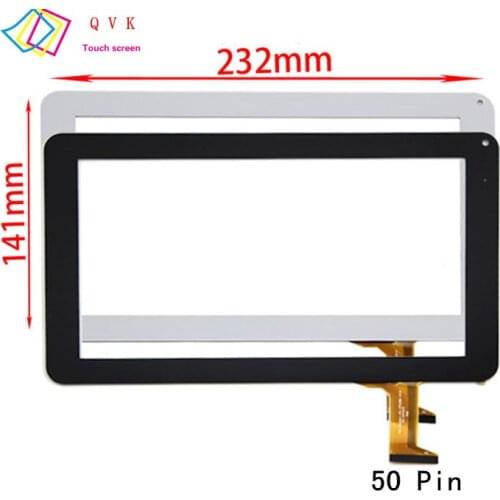 10pcs Black White GT2681 0926A1-HN 9inch capacitive touch screen touchscreen panel Glass for tablet pc noting size and color