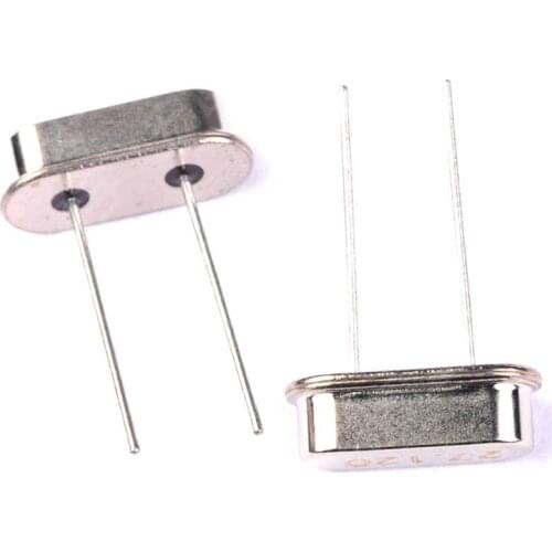 10PCS HC 49S Type 25M Passive Crystal Oscillator DIP Footprint