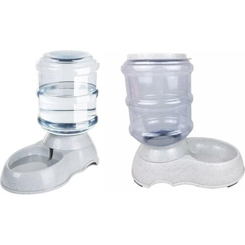 3.5L Large Automatic Pet For Cats Dogs Plastic Dog Food Bowl Pets