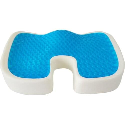 Anti hemorrhoids Massage Seat Cushion Hip Push Up Yoga Orthopedic Comfort Foam Tailbone Pillow Car Office Chair Seat Pad D