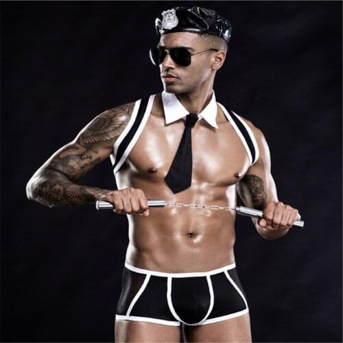 Bodysuit Men Erotic Lingerie Male Sexy Lingerie Bodysuit Overalls Gay Jumpsuit Man Cosplay Costumes Underwear Sexy Male Bodysuit