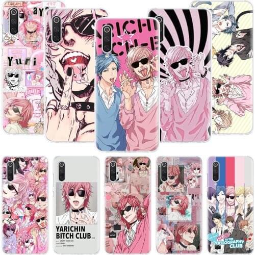 Anime Yarichin Bitch Club Phone Case For Xiaomi Mi Note 10 11 9 8 10T 9T CC9 A1 A2 A3 5X 6X Pocophone F1 X3 F2 Pro Lite Coque Co